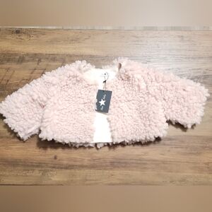Pink Haley Blush Fuzzy Jacket